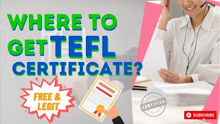 HOW TO GET A TEFL CERTIFICATE | FREE AND RECOGNIZED | Liezel Oh