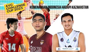 KETANGGUHAN, NDONESIA VS KAZAKHSTAN|| AVC VOLLEYBALL CHAMPIONSHIP 2023