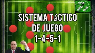 Fútbol Sistema de Juego Táctico 1-4-5-1