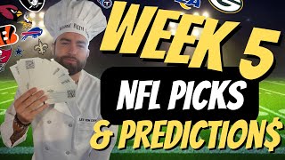 WEEK 5 NFL PICKS AND PREDICTIONS 2024 !!