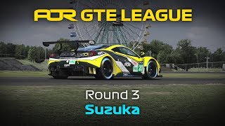 iRacing | AOR GTE League - R3: Suzuka - LIVE