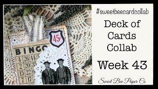 Week 43 Collage Collab | Deck of Cards Collab Weekly Project | Collage Challenge #sweetbeecardcollab