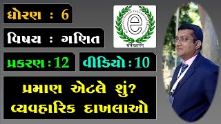 Class 6 Maths Chapter 12 Video-10 What is proportion?  પ્રમાણ એટલે શું? વ્યવહારિક દાખલાઓ