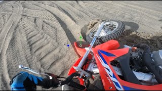 First Time Ever Riding A CRF110 Pitbike.