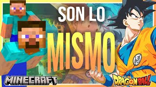 La INCREÍBLE SIMILITUD Entre DRAGON BALL Y MINECRAFT