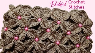 Tas Rajut Terbaru Model Modern New beautiful crochet stitch || unique and diferent  crochet stiches