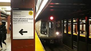 34 St bound R160 E terminating at 34 St Broadway