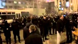 Bloody And Violent Rally In Donetsk, Eastern Ukraine Part 1 of 2  March 13, 2014