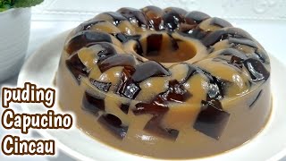 ENAK DAN MUDAH BANGET BUATNYA❗PUDING CAPPUCINO CINCAU