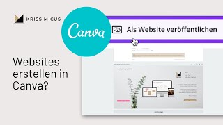 TEST: Website erstellen mit CANVA? Lass es uns ausprobieren | Online Business Tools