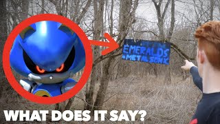 METAL SONIC LEFT ME A NOTE IN REAL LIFE! *What Does It Say?*