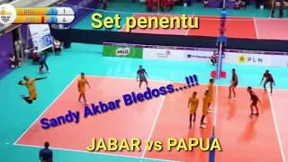 Voli Putra JABAR vs PAPUA PON XX PAPUA 2021