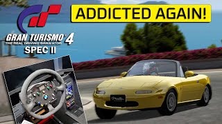 Gran Turismo 4: Spec II Mod | PCSX2 4k60 | I'm More Addicted Than EVER With Wheel & Pedals