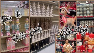 Tour Navideno  de Hobby Lobby y Wal mart 🎄