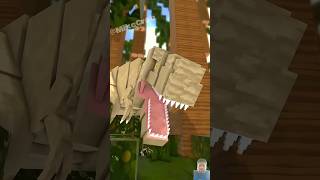 Baby Zombie and monkey in prehistoric times (Part 2) #minecraft #minecraftanimation #dinosaur