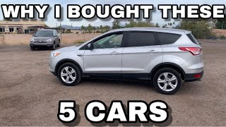 I Bought 5 Used Cars For My New Car Dealership!