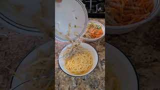 Asian Street Food - Noodles with Sesame Paste and Mayonnaise #meatless #whattoeat #budgetcooking