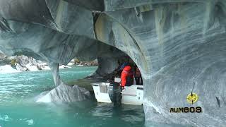 CAVERNAS CAPILLA Y CATEDRAL DE MÁRMOL   LAGO GRAL  CARRERA   CHILE   RUMBOS PARA VER   RUEDALITO