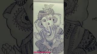 #ganeshchaturthi #ganapatibappamorya #art #drawing #vikram #ganapati #chaturthispecial #viralshorts