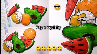 How to make paper squishy / paper squishy diy cute paper squishy/ best out of waste #deepindiy