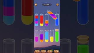 sort color water puzzle level 219#hallmarknewupdate #hallmark #gaming#levelcrossing