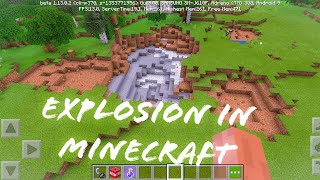 اقوا انفجار في ماين كرافت|Thestrongest explosion in Minecraft