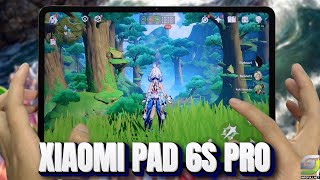 Xiaomi Pad 6s Pro test game Genshin Impact Max Graphics 60 FPS