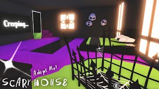 *NEW* Scary House - Speed Build & Tour - Features Basement Theatre, Juice Bar & Arcade - Adopt Me!