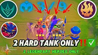 MAGIC CHESS “2 BIGEST HARD TANK” ONLY IN 2024 NEW UPDATE😱🔥 ROCK HARD TANK ONLY‼️2 LEGENDARY HEROES✅💯