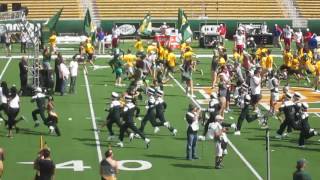 The Baylor Line enters the field