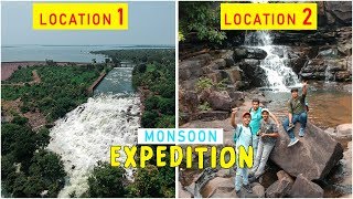 2 UNEXPLORED Waterfalls around BHOPAL | Drone Clips | A MUST GO DURING MONSOON