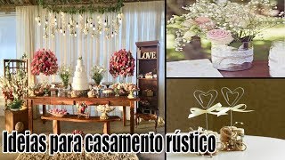 Casamento Rústico - Ideias