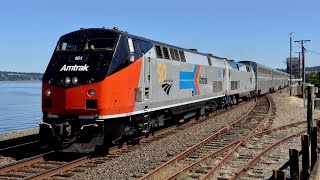 Amtrak P42 Locomotives on the Coast Starlight