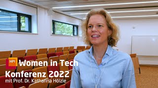 Prof. Dr. Katharina Hölzle zu Tech-Karrieren für Frauen | Women in Tech Konferenz 2022