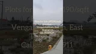 Sameera New Vision Township. Plots for Sale @₹5190/sqft.East Tambaram. #plots #plotsforsale #chennai