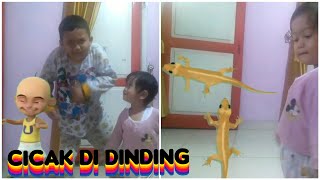 Cicak Cicak di Dinding | Lagu Anak Indonesia | Joget  Bersama Adik, Upin dan Ipin Versi Lucu