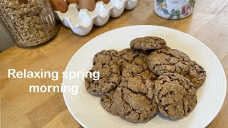 Vlog | Slow Living | Morning Routine | Spring | Baking | Silent Vlog