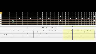 Undertale Spider Dance Guitar Tab