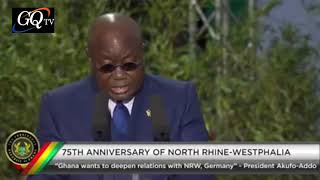 President Nana Addo joined NRW 75th Anniversary in Germany