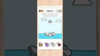 Brain Test 2 Level 12 Tom's Adventure || The plane must go through dangerous turbulence!