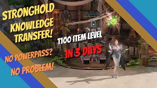 Level Up FAST 1100 Item Level In 3 Days | Stronghold Knowledge Transfer | Lost Ark