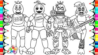 Five Nights at Freddy's New Coloring Pages / Evolution Of Chica / NCS Music