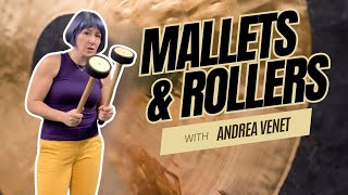 Checking out the NEW Symphonic Gong Mallet & Rollers with Andrea Venet