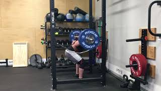 1/15/18 Squat 315x4 @8.5 ws 4/6