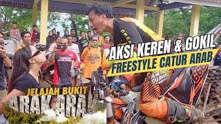 MENEGANGKAN & KEREN !! Aksi Freestyle Motor Trail Extreme Catur Arab !! (ARAK ARAK BONDOWOSO)