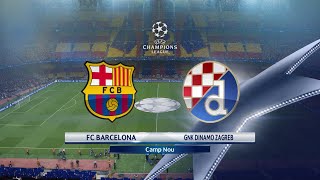 PES 2018 Champions League -Semi final 2nd leg  Dinamo Zagreb vs FC Barcelona