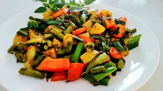 FAST VEGITABLE STIR FRY|EASY VEGITABLE STIR FRY