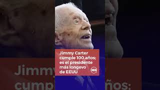 Jimmy Carter cumple 100 años; es el presidente más longevo de EEUU