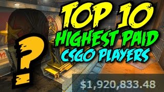 TOP 10 HIGHEST PAID CS:GO PRO PLAYERS!