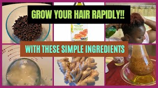 Grow and repair your hair with this natural mixture #cloves#ginger#hair#clovesforhairgrowth